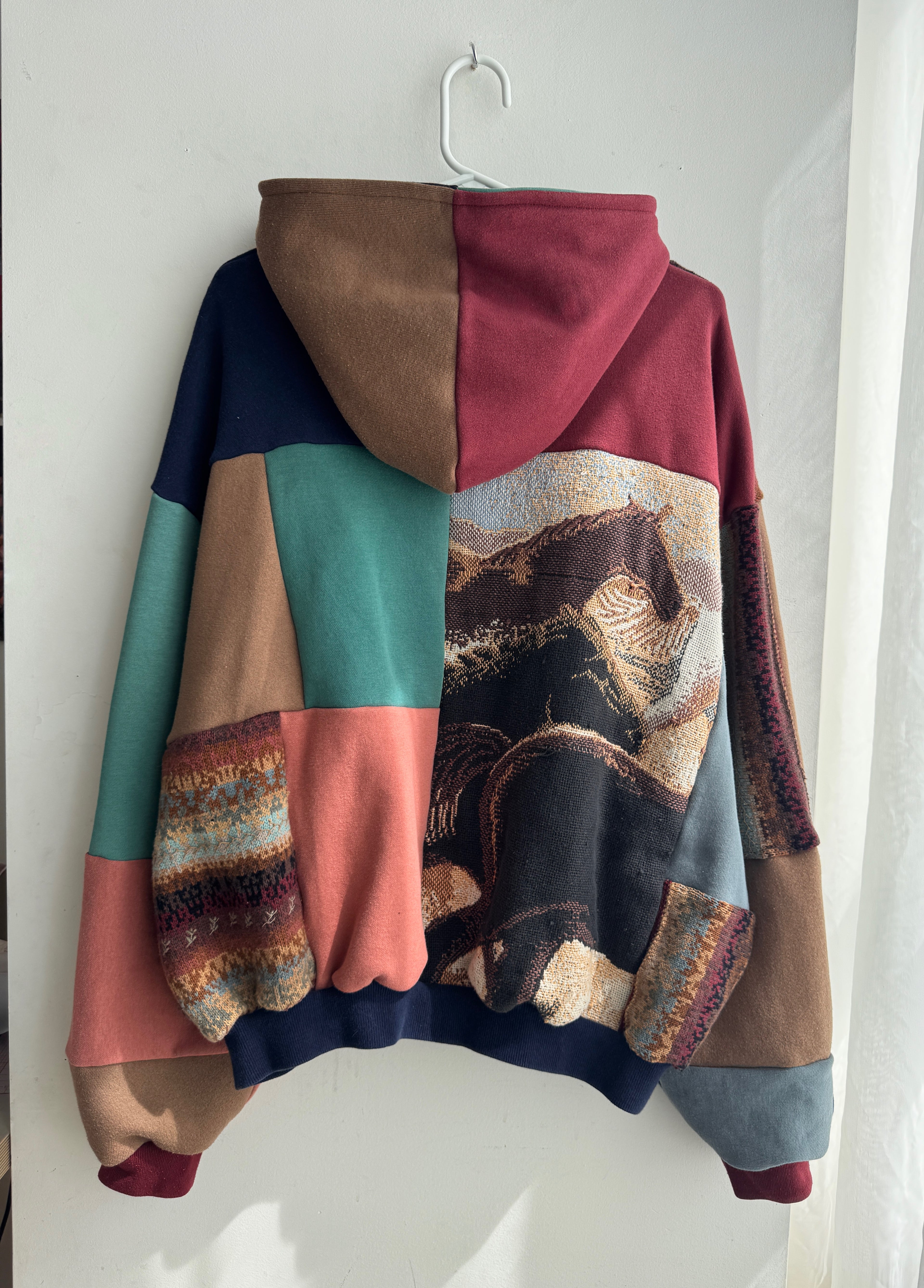 Noah Kahan Upcycled Zip Up Hoodie (XS-XL)