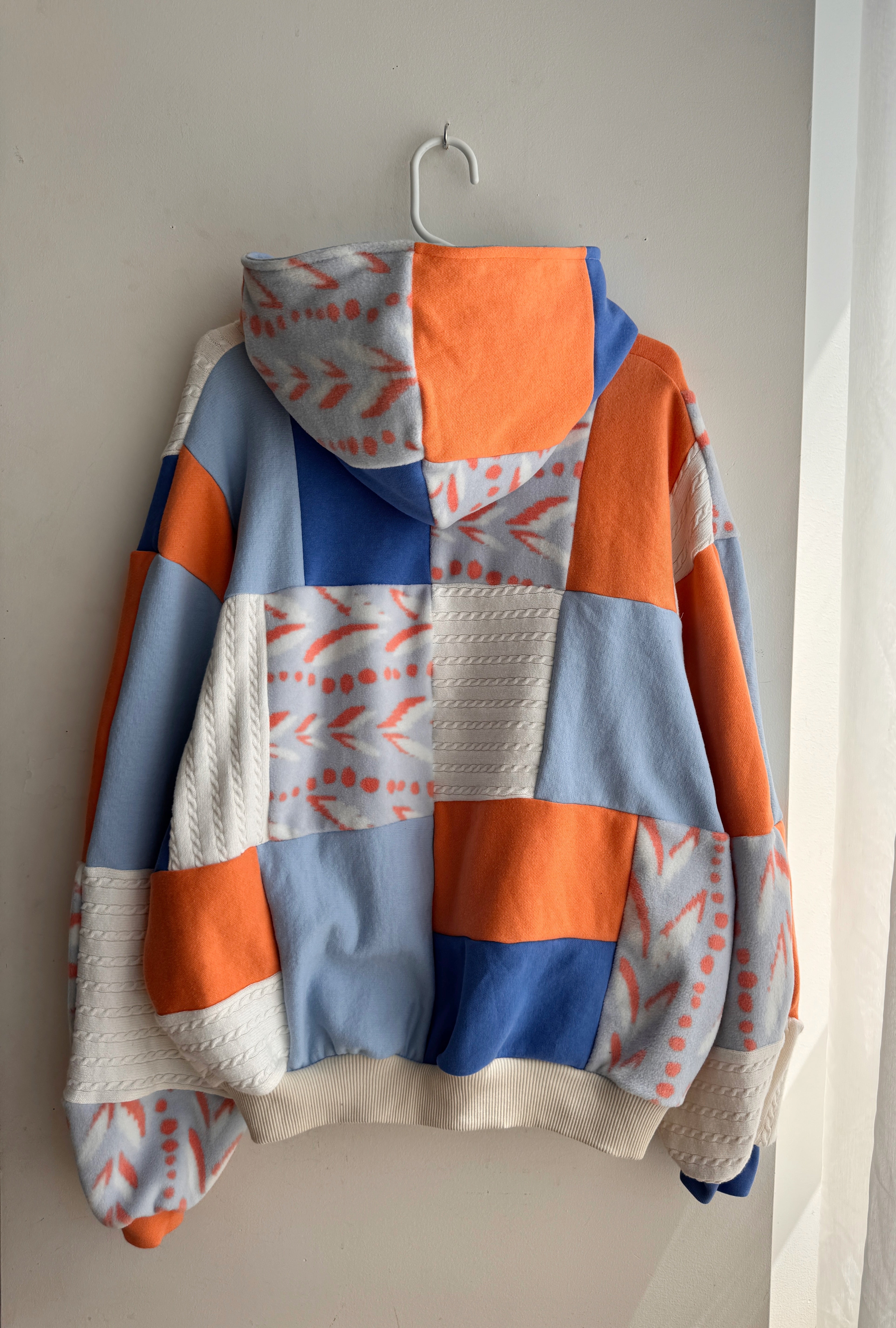 Pastel patchwork zip up hoodie (XS-XL – Alchemend