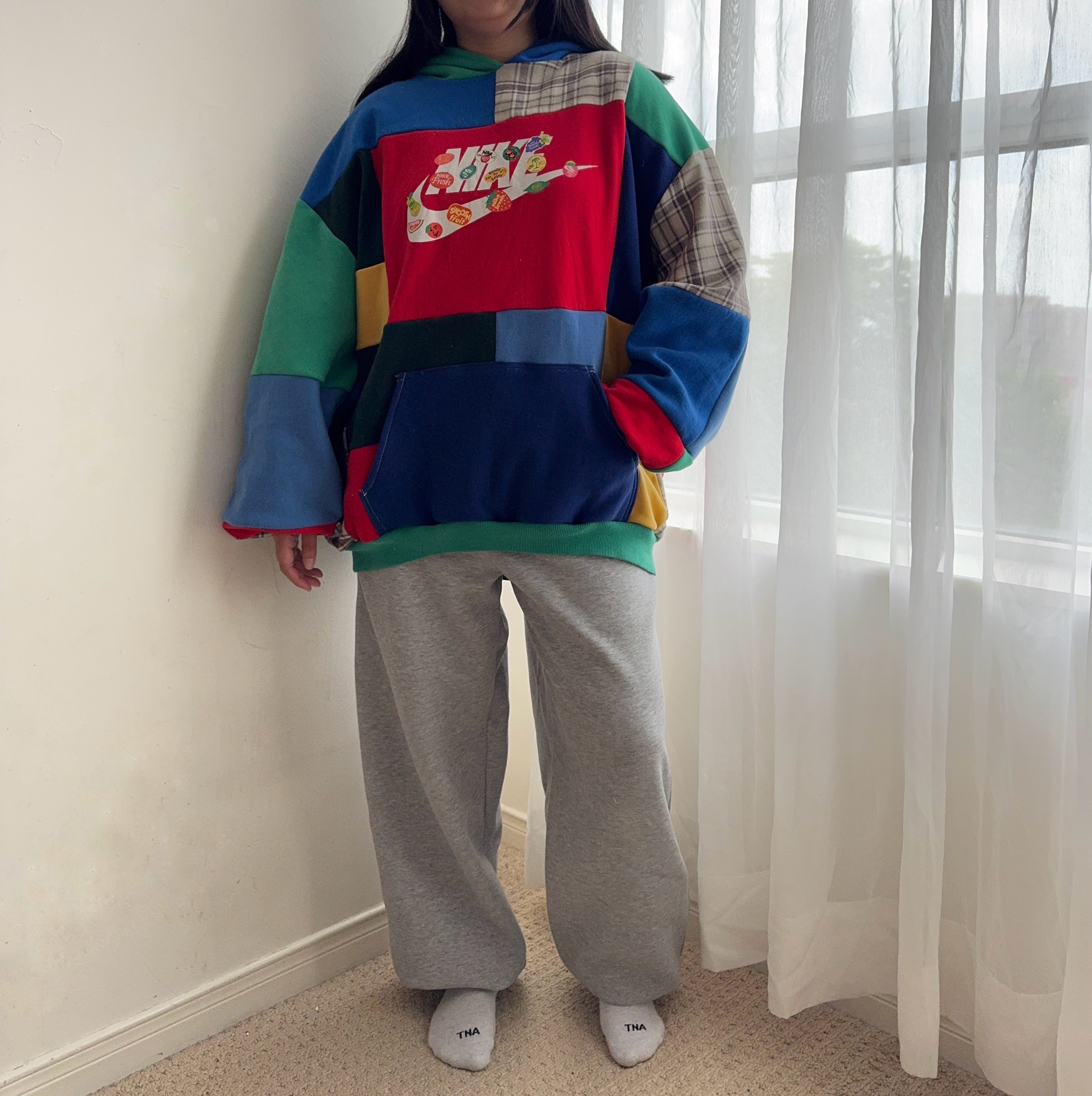 Fruit Basket Patchwork Hoodie