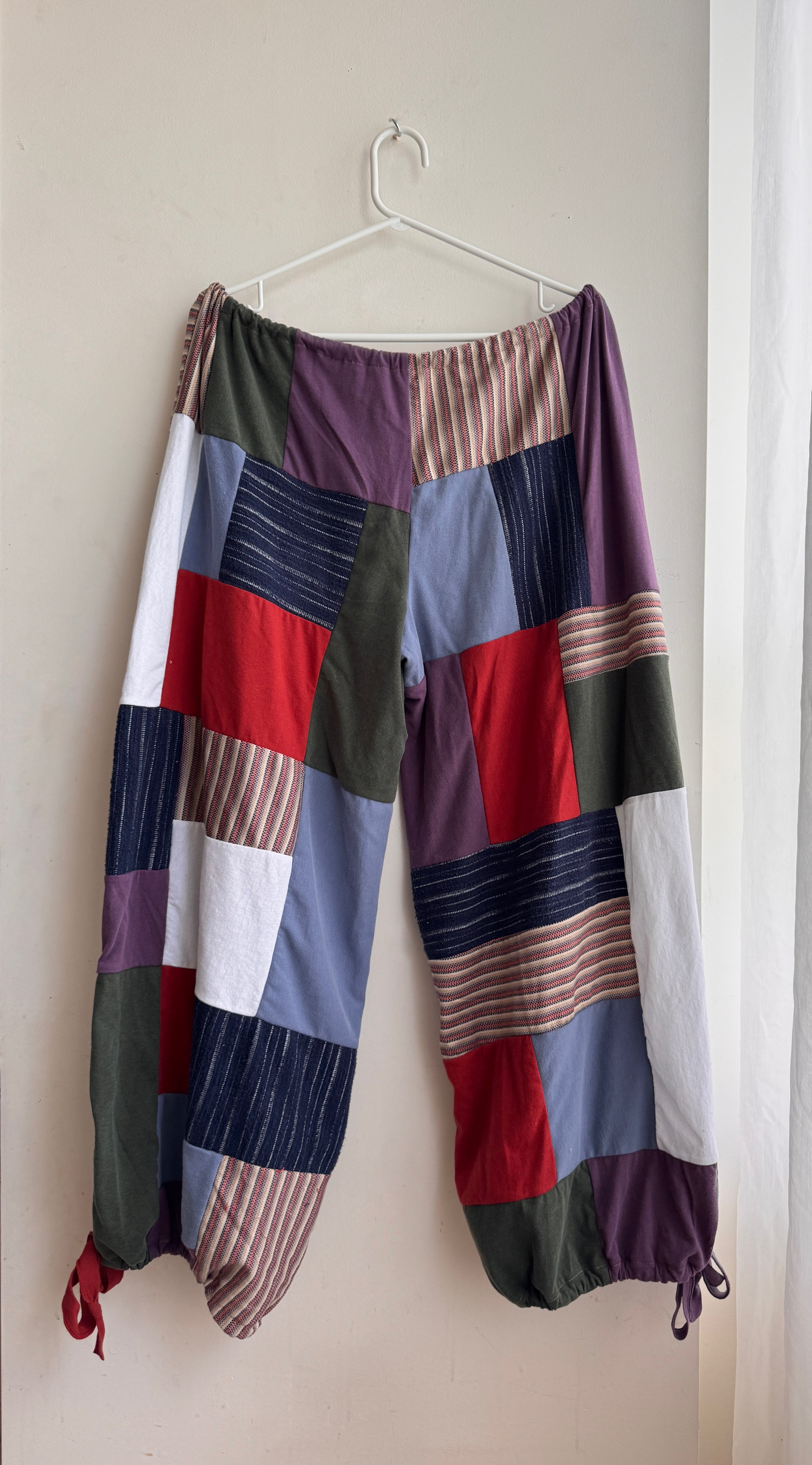 Upcycled Spider-Man patchwork pants (S-4XL)