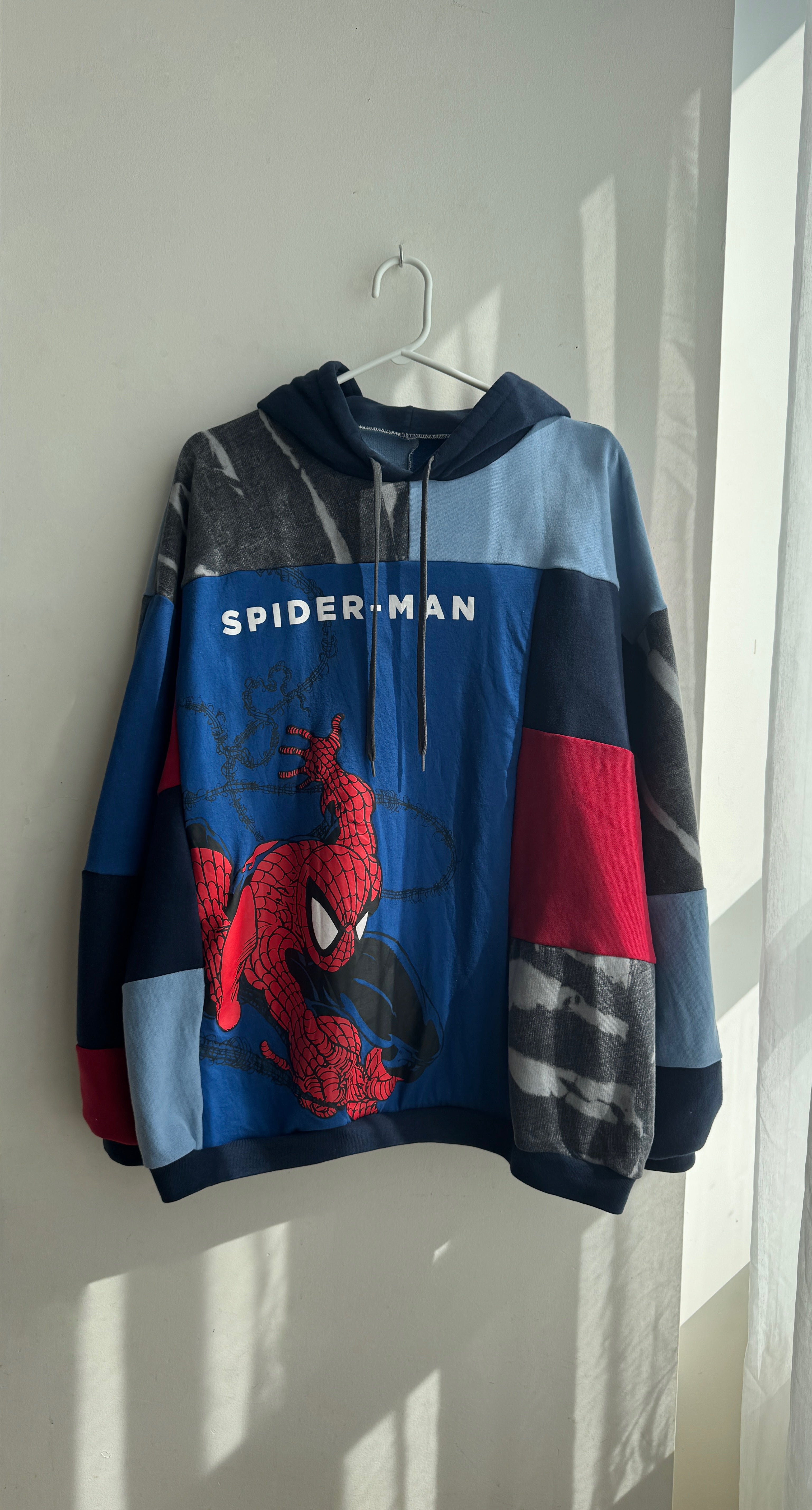 Friendly Neighborhood Patchwork Hoodie