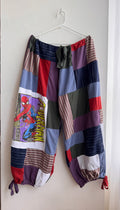 Upcycled Spider-Man patchwork pants (S-4XL)