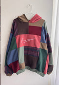 Grounded Earth Upcycled Patchwork Hoodie (XS-2XL)