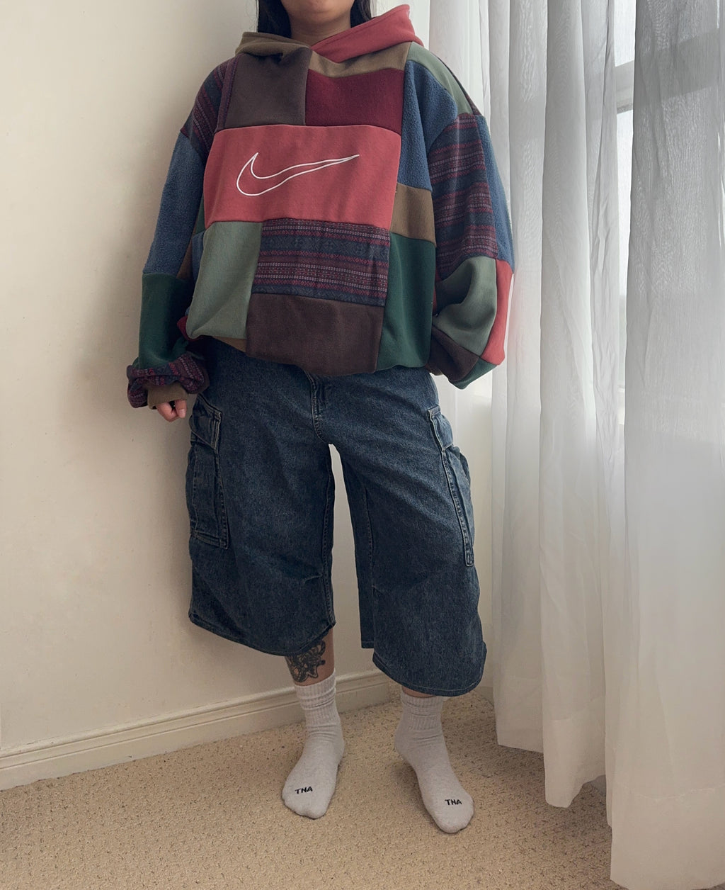 Grounded Earth Upcycled Patchwork Hoodie (XS-2XL)