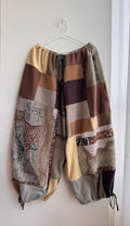 Leopard patchwork pants (M-4XL)