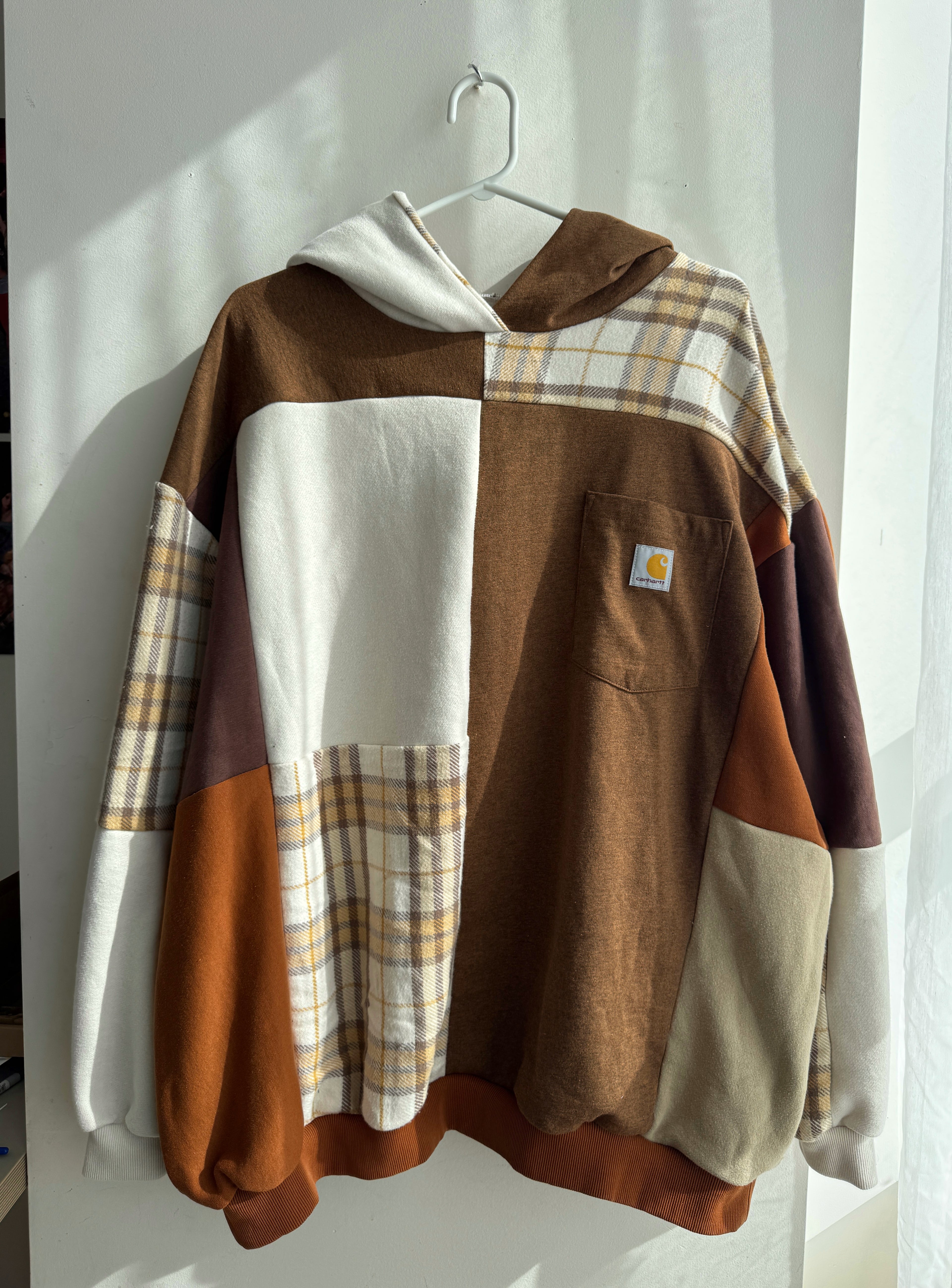 Upcycled Patchwork Hoodie (S-3XL)
