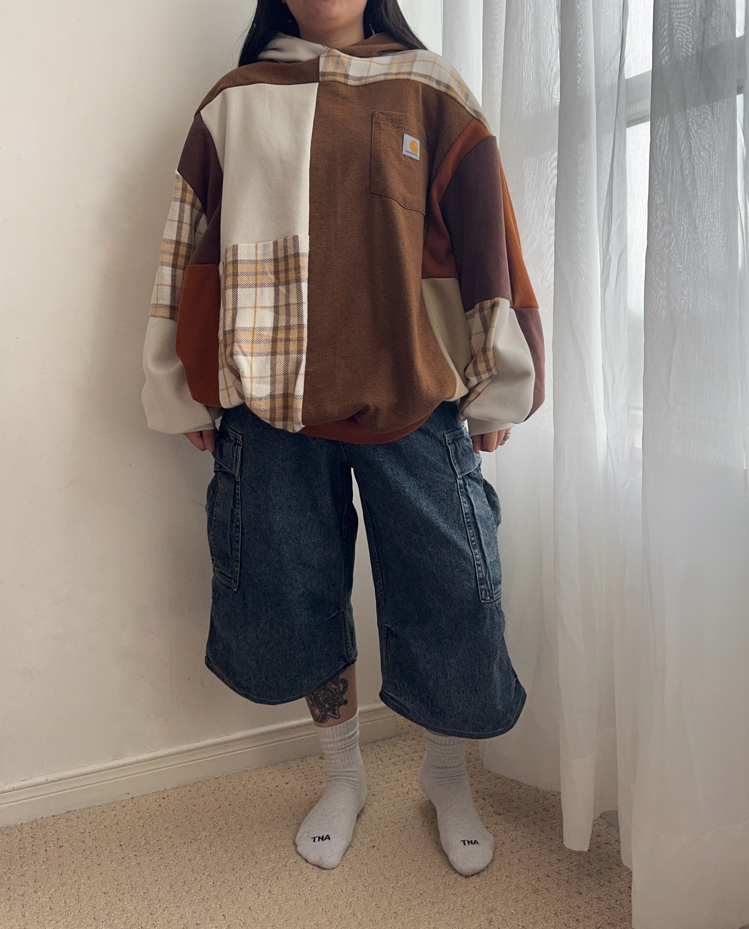Upcycled Patchwork Hoodie (S-3XL)